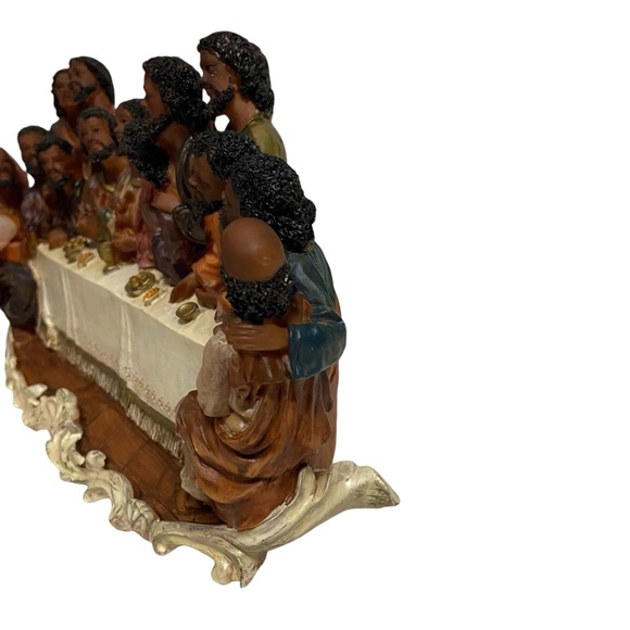 The Last Supper Table Jesus Disciples Mary Wall Hanging African American - Picture 13 of 15